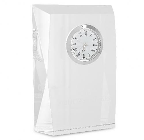 Clear Cyrstal Hamburg Desk Clock 